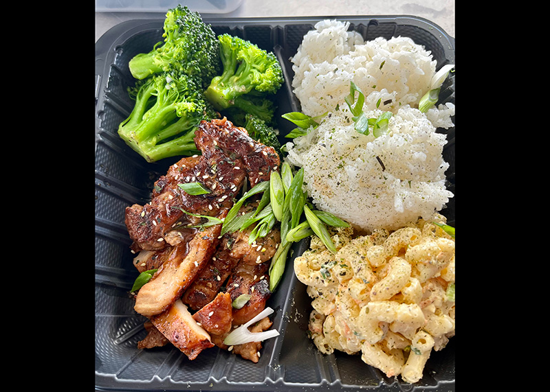 lei aloha hawaiian bbq plate lunch teriyaki chicken