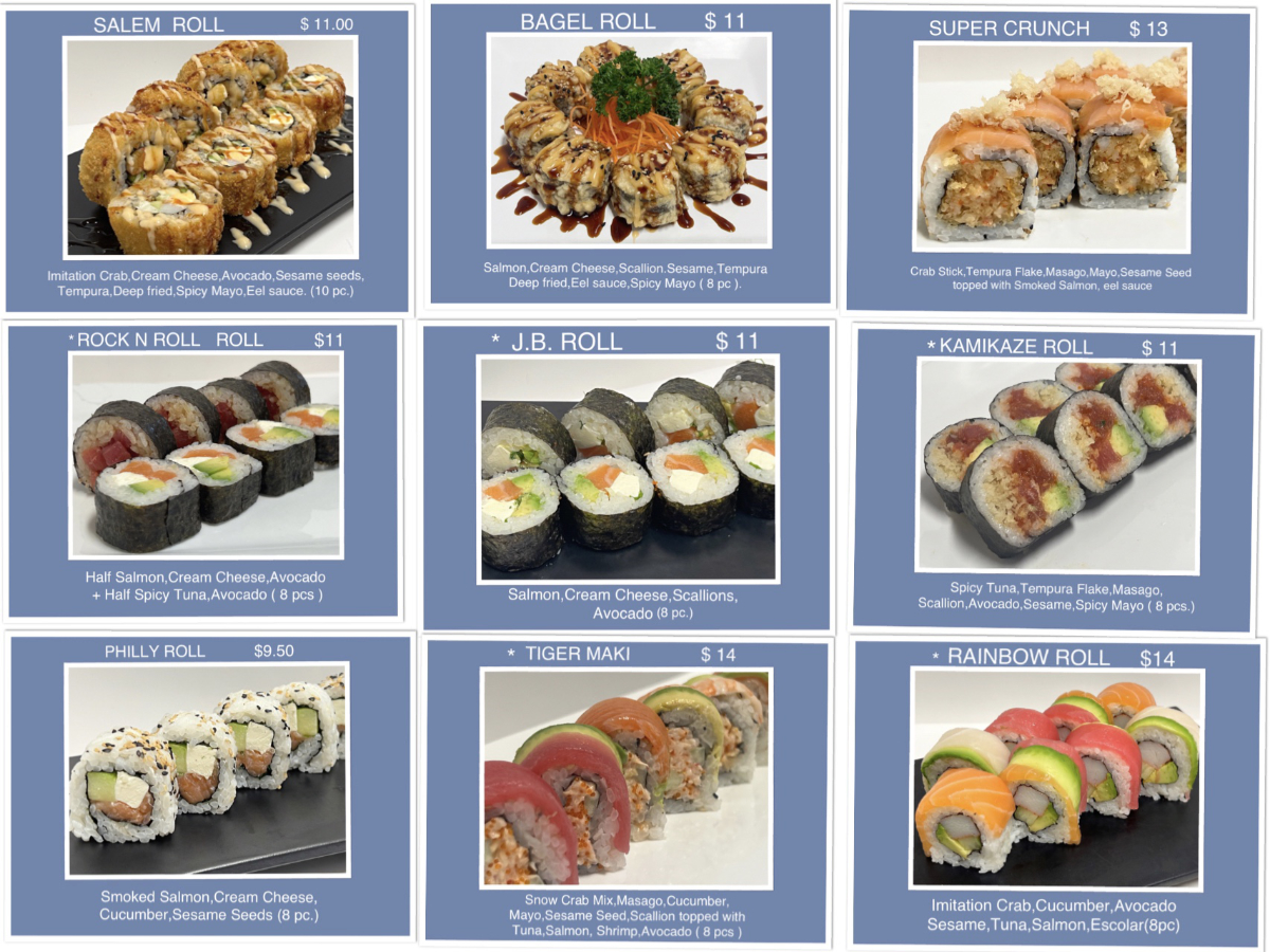 Sushi 101 Menu Page 2