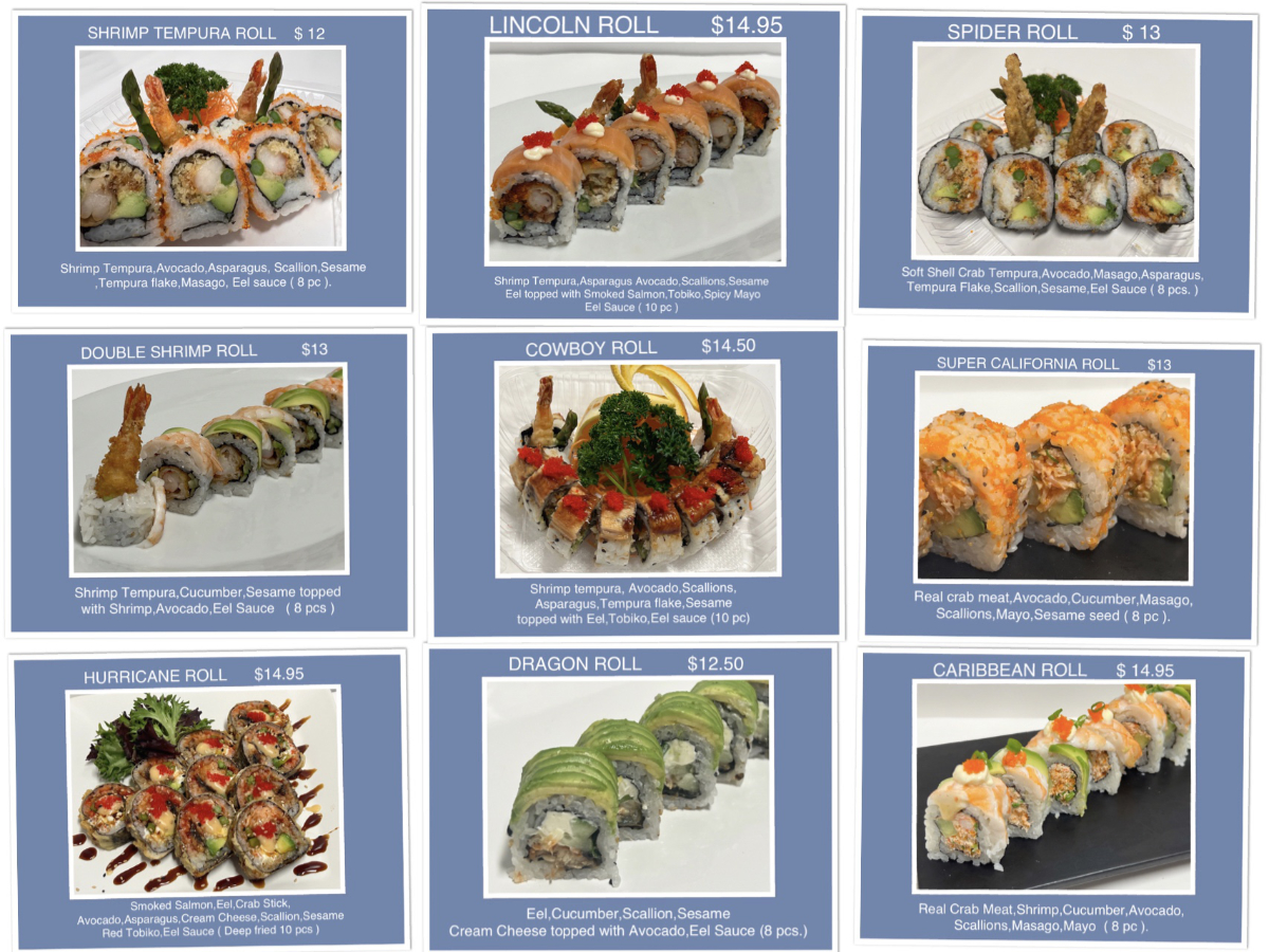 Sushi 101 Menu Page 4